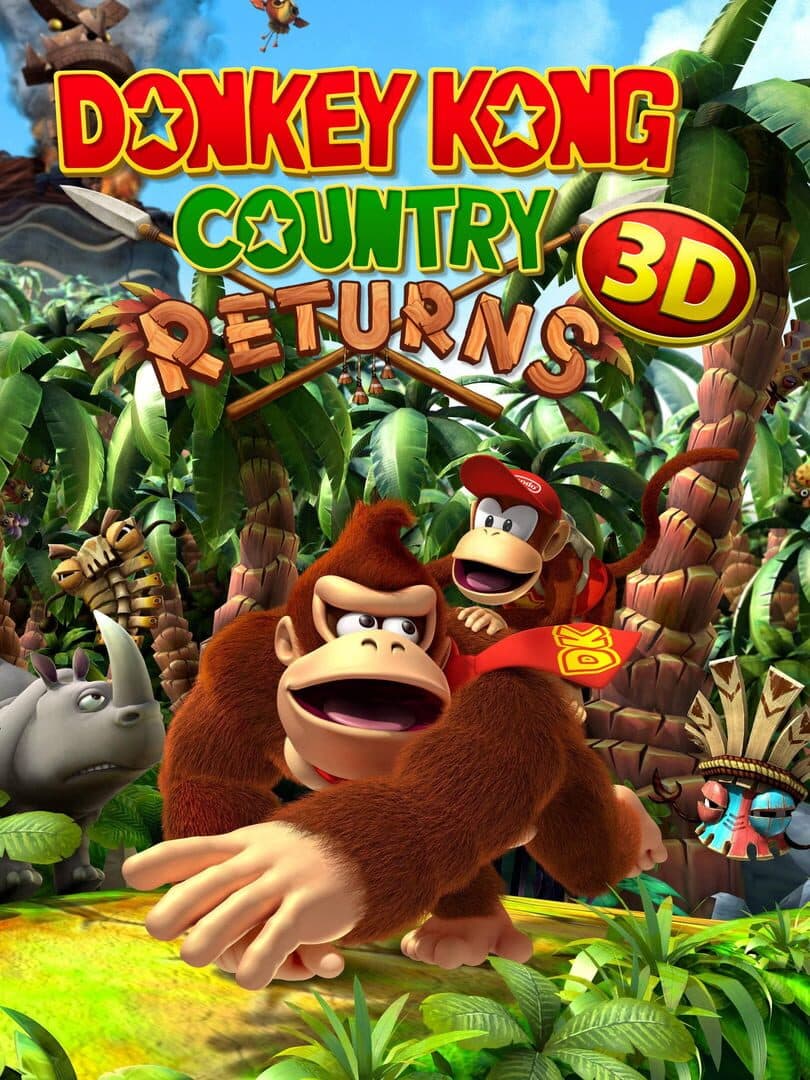 Donkey Kong Country Returns 3D Poster