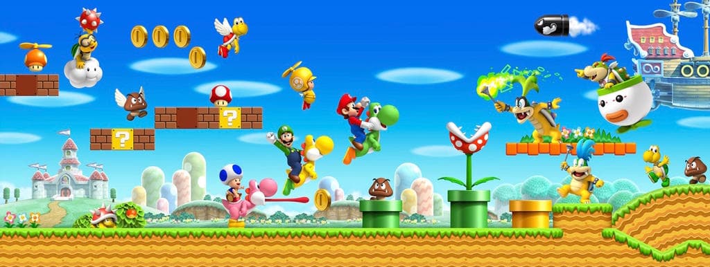 New Super Mario Bros. Wii Poster