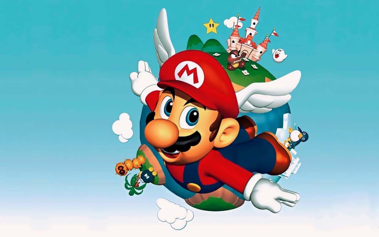 Super Mario 64 Poster